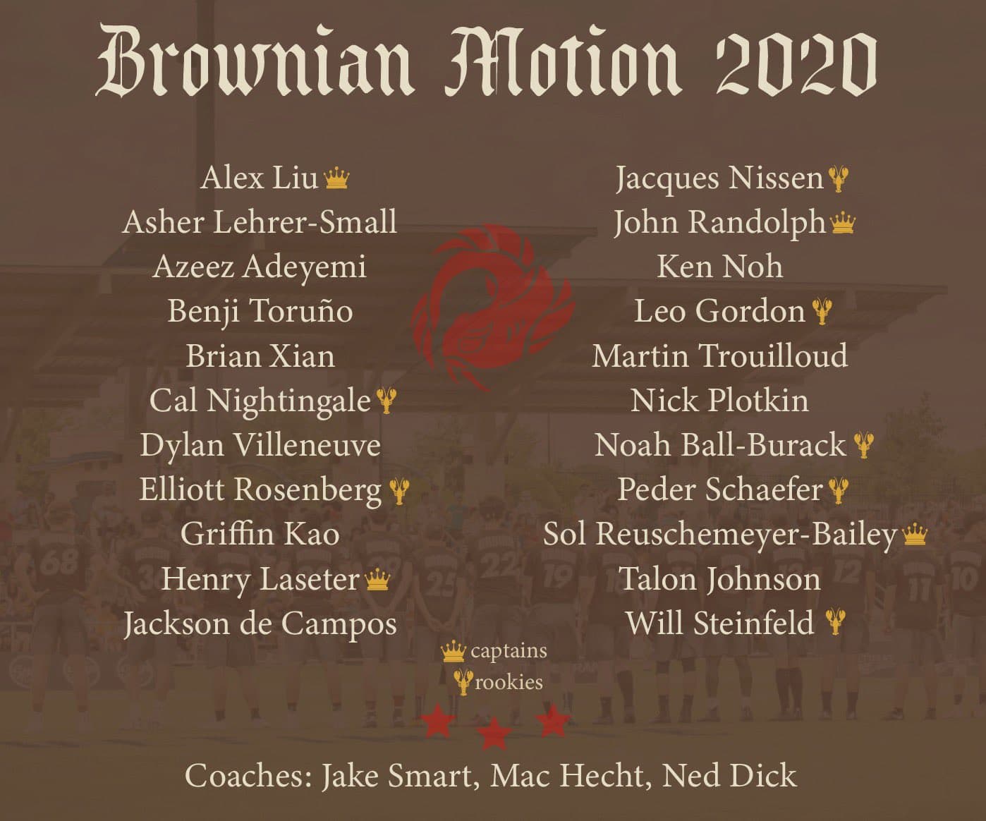 Image of the 2020 BMo roster